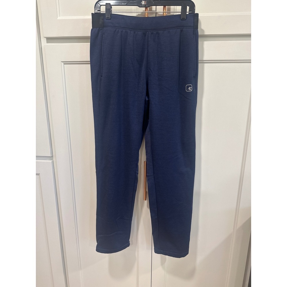 AND1 Men's Activewear Jogger Sweatpants with Zippered Pockets - Comfort navy M